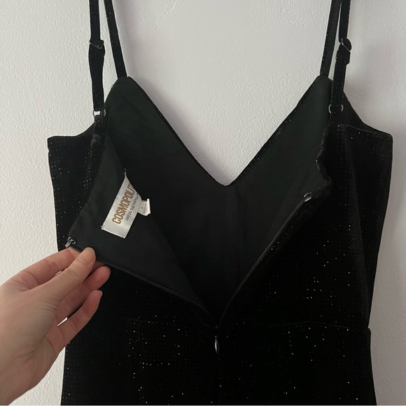 Cosmopolitan Dress The Population Vida Black Sparkle Dress - Picture 9 of 15